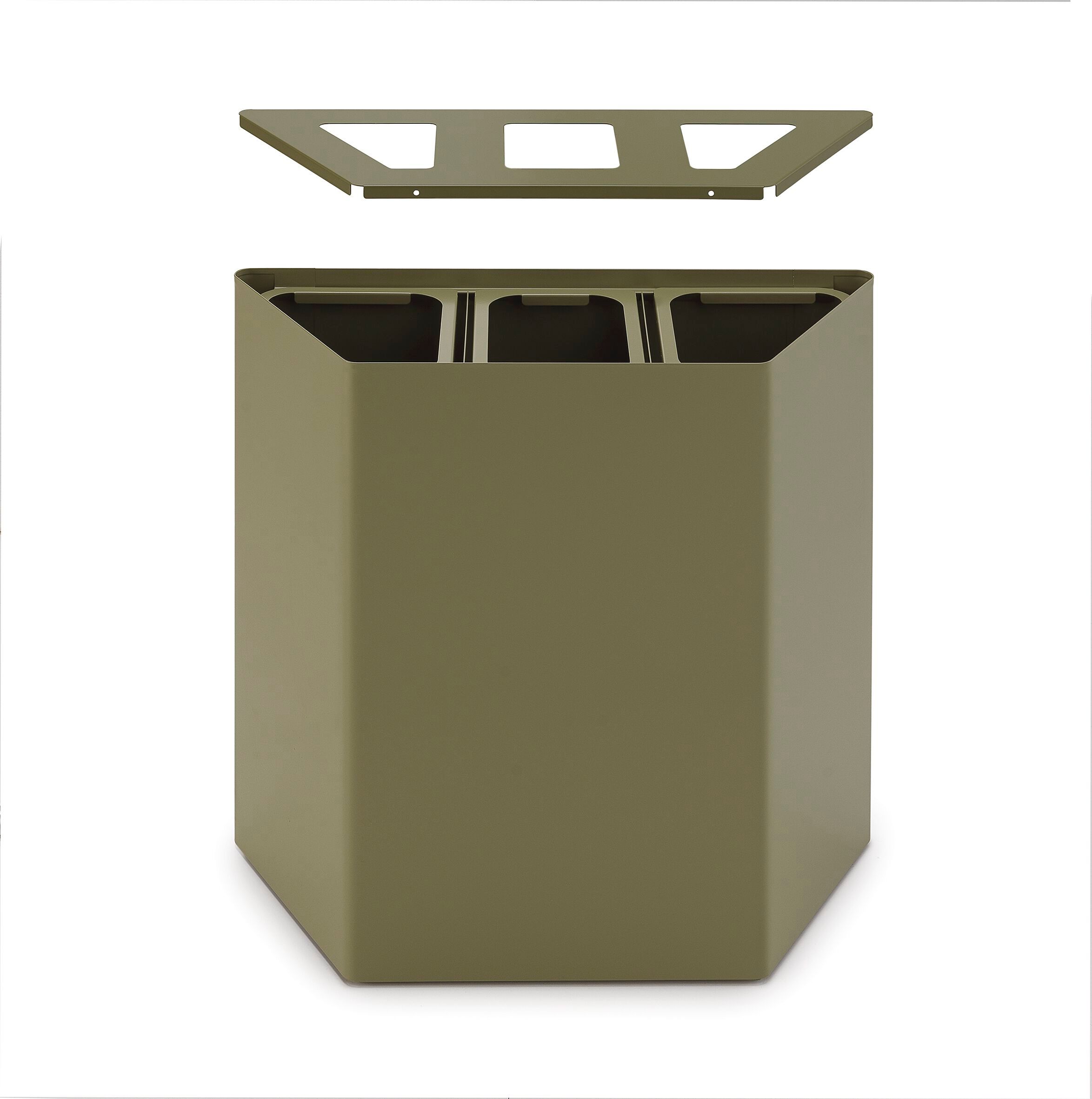 Держатель для мусора из листового металла для раздельного сбора Caimi Brevetti LINEAR ARCH-00141937 - Вид №2