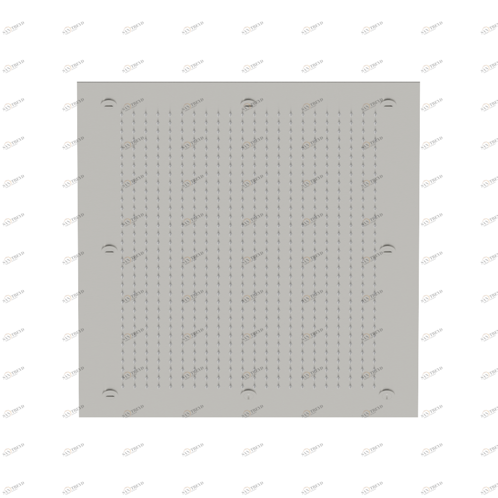 G00-488 Душ металлический потолочный 620 x 445 мм с защитой от жёсткой воды (доступен только в A02, B01,C01, D03, F01) Thg-paris Матовый никель G00 488 CAT.C