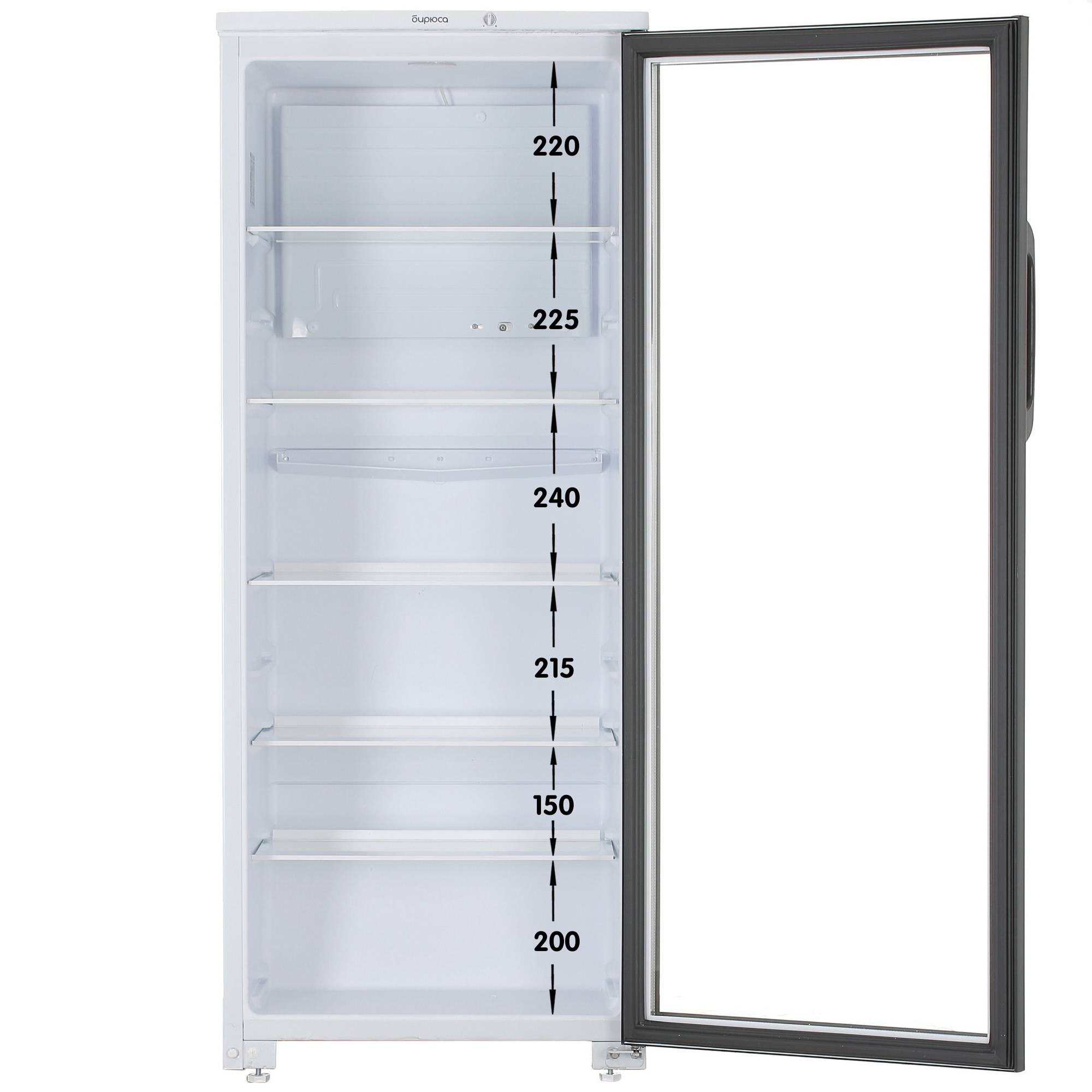 1626691 Холодильная витрина   Бирюса B290 черный STDN-0101126 - Вид №1