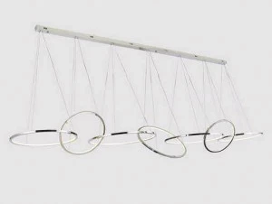 Подвесной светильник металлический серебристый Newport S Chrome 15207/S NEWPORT 15000 00-3889951 Серебро