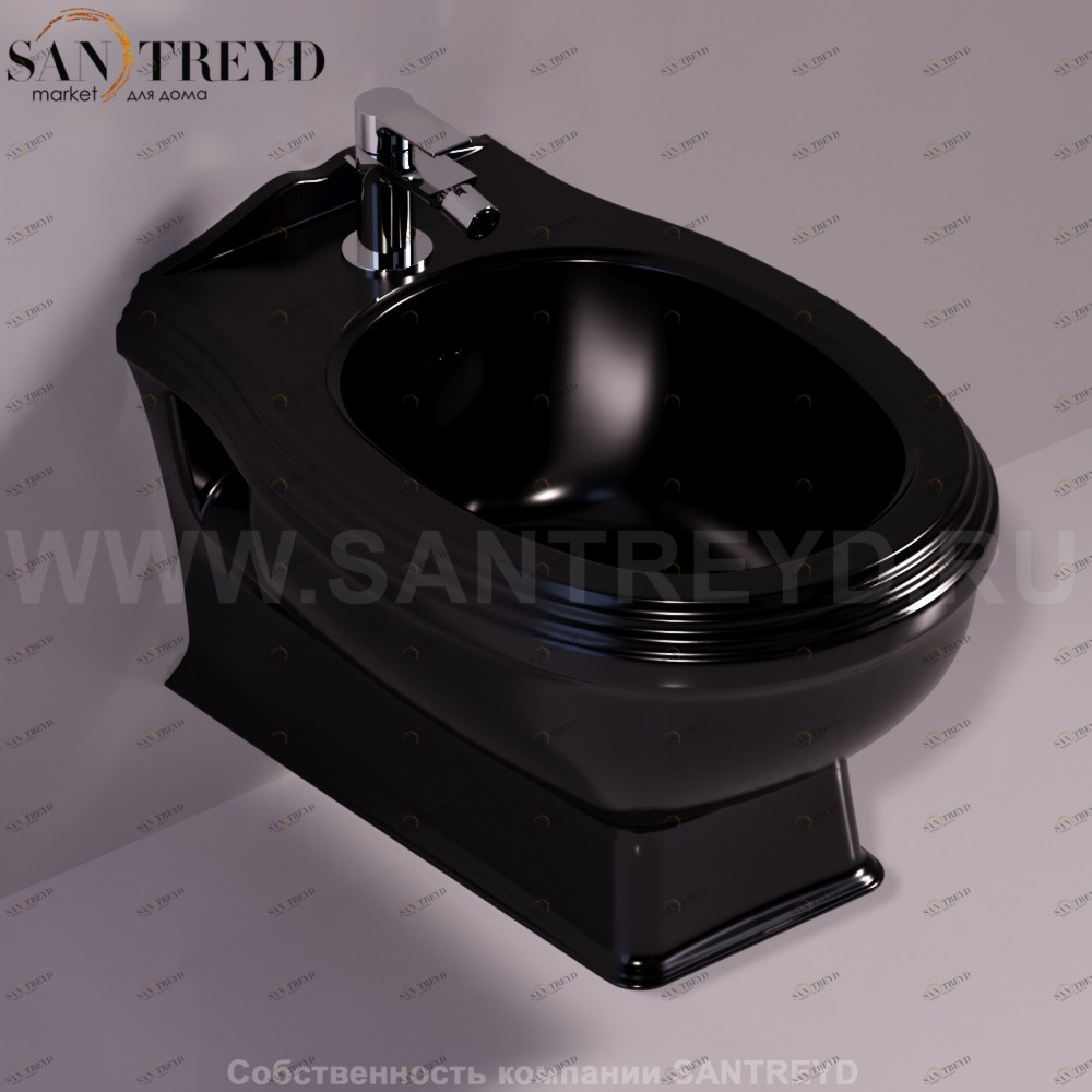 AR843NERO Биде подвесное Arcade Simas