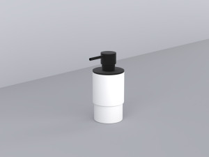 ACDI-NM дозатор LivingTec (стакан-подставка белая, рукоятка в отделке) cielo Аксессуары