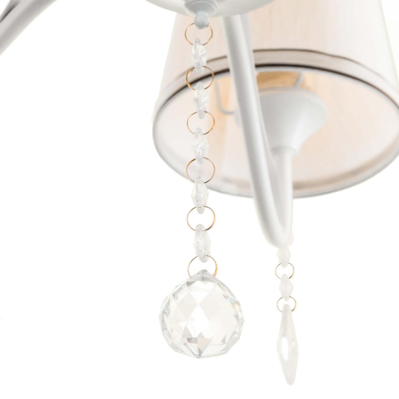 Подвесная люстра IDLamp Milana 271/5-Whitepatina IDLAMP MILANA WHITEPATINA 186033 Белый  - Вид №1