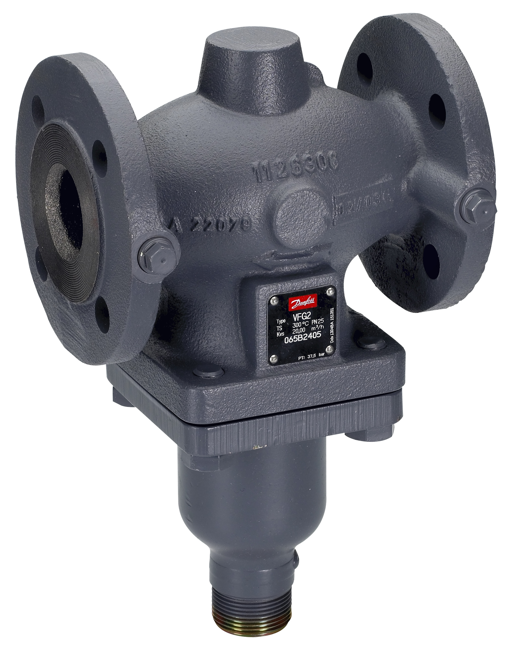 Danfoss Клапан универсальный VFGS 2 фланцевый Кл. рег. универс. VFGS2 PN40 25/8 фл. 065B2455  - Вид №2