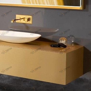 Тумба под раковину Eden 90 цвет золотой Ambiance Bain EDEN90