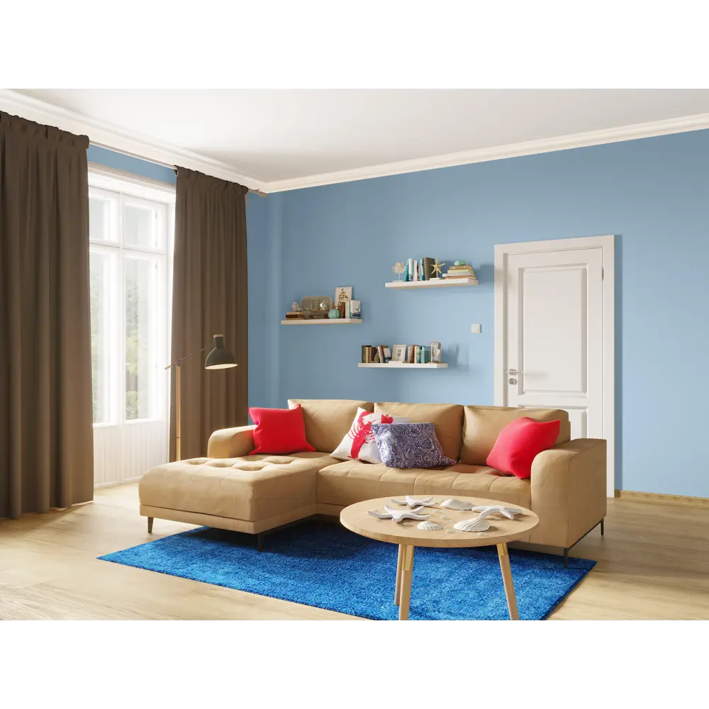 Краска Primalex Inspiro 1 л цвет голубой STLM-2079427 - Вид №5