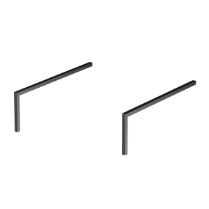 Комплект ножек для тумбы AM.PM Force M9FLEGSF0150BM 18x45.5x3.5 см цвет черная 89394653 STLM-2102065