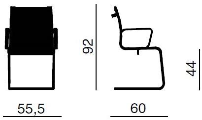 Quadrifoglio Мягкий консольный стул Dekora plus sun-id-1466452 - Вид №1