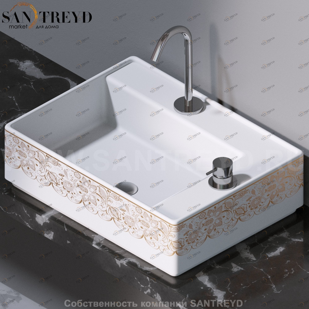 L640462G Накладная раковина на столешницу  прямоугольная A. e T. Italia Fly AeT ITALIA