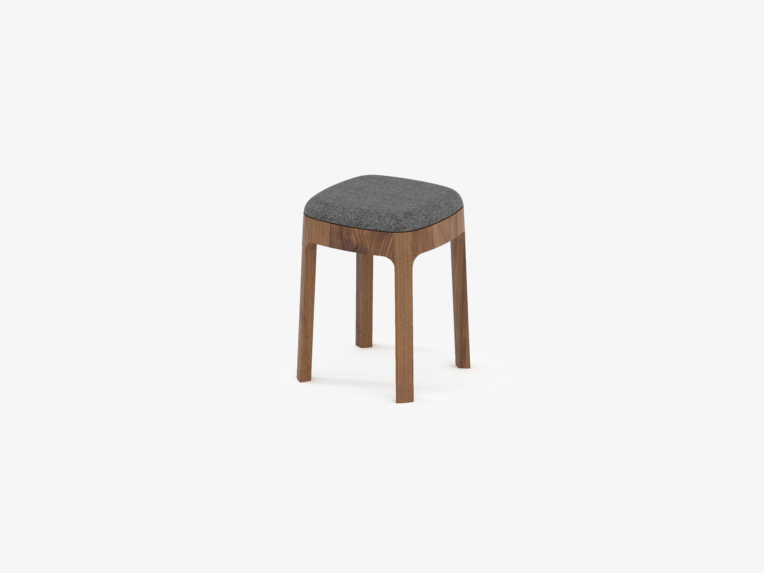 Низкий стул из массива дерева с мягким сиденьем Air Division ARCH-00014152 - Вид №2