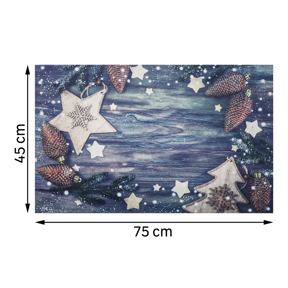 Коврик NY Stars 45x75 см резина 88249639 STLM-2134172 INSPIRE  - Вид №2