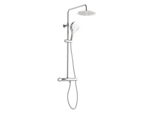 Латунная настенная душевая колонна с ручным душем