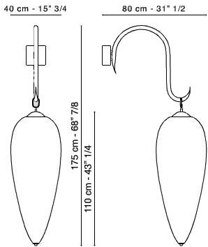 VGnewtrend Бра с кристаллами Arabesque 7511216.98 - Вид №3