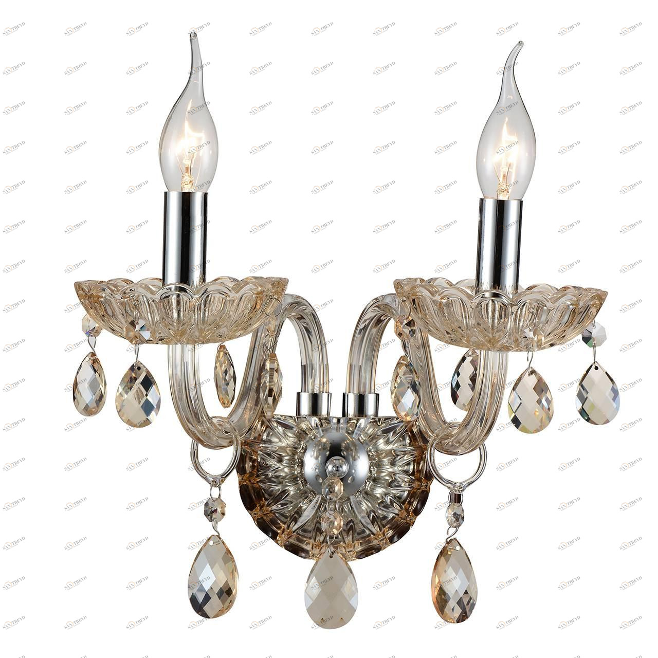 Бра ST Luce SL646.101.02 ST LUCE СВЕЧА 077514 Бежевый;золото;прозрачный 