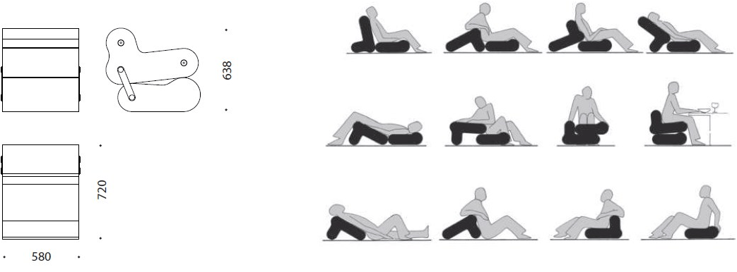 B-LINE Кресло с мягкой обивкой sun-id-1393485 - Вид №9