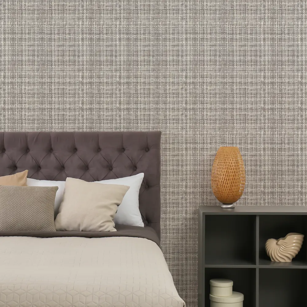 Обои флизелиновые Euro Decor Coco серые 1.06 м ED7215-24 88224169 STLM-2134059 - Вид №2