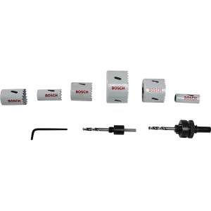 Набор коронок биметаллических Bosch 20-68 мм, 8 шт.