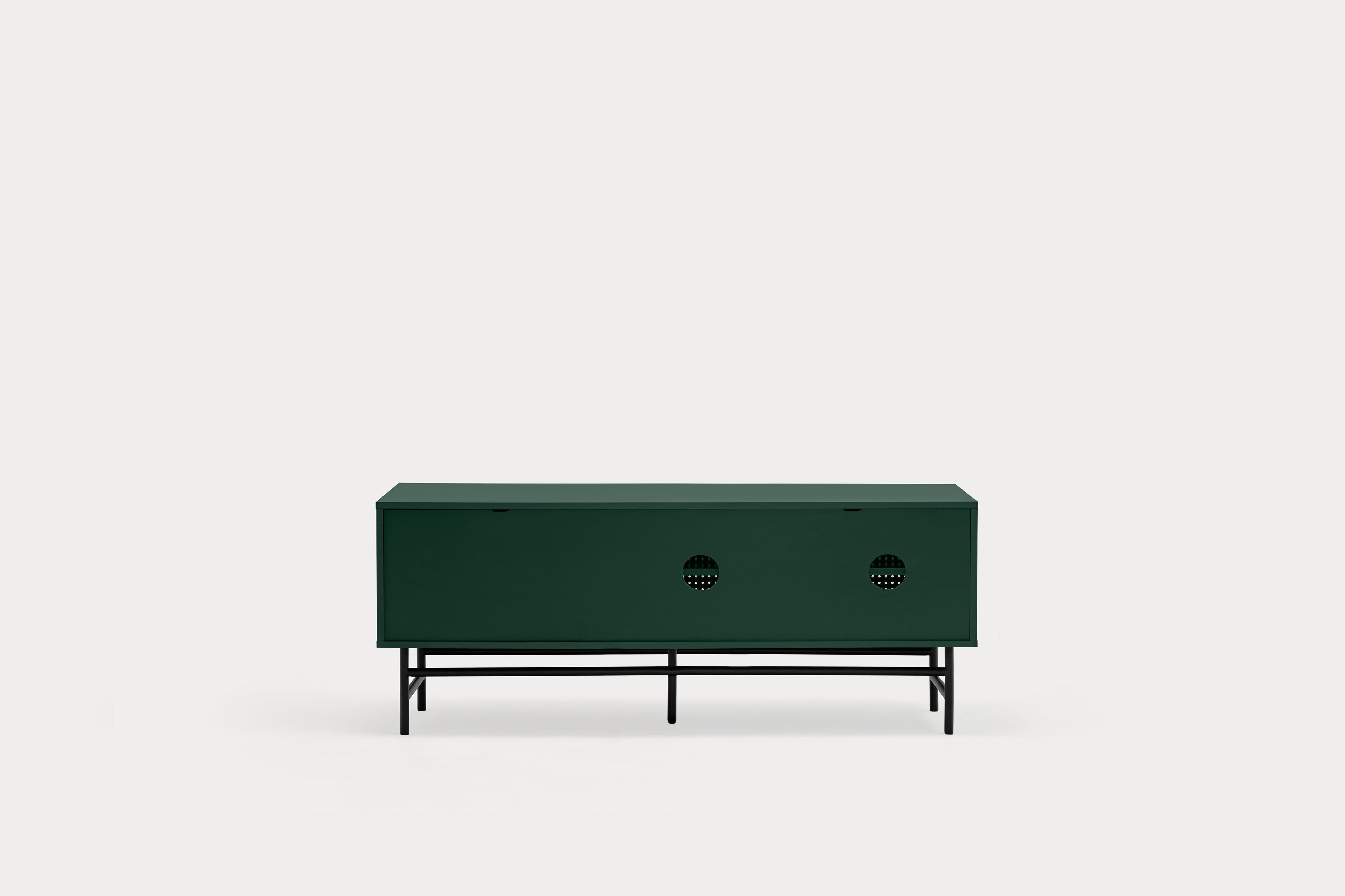 Шкаф для телевизора из МДФ с распашными дверцами и ящиками TEULAT точка ARCH-00150209 - Вид №4