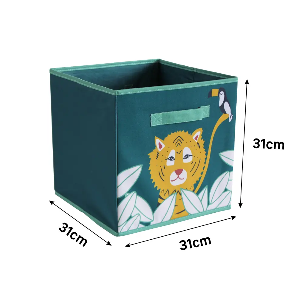 Короб Spaceo Kub 310x310x310 мм 29 л полиэстер 600D цвет зеленый 82675762 STLM-2151671 - Вид №3