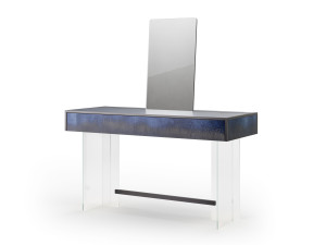 Шкаф для туалетных принадлежностей из дерева и стекла