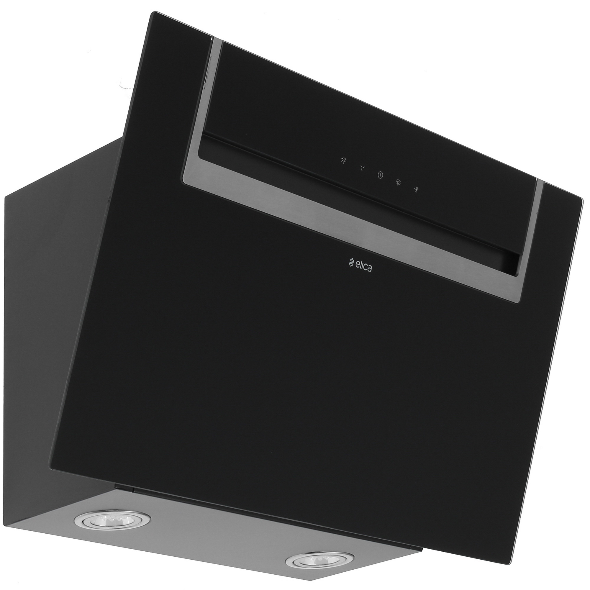 8189978 Вытяжка наклонная Elica SHIVER BL/A/60 черный/серебристый STDN-0024518
