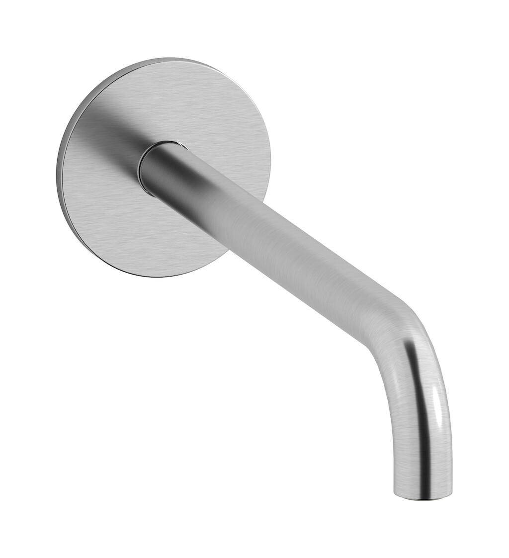 Длинный настенный излив для ванны WE ARE IB rx328ss_23 Brushed Nickel Reflex