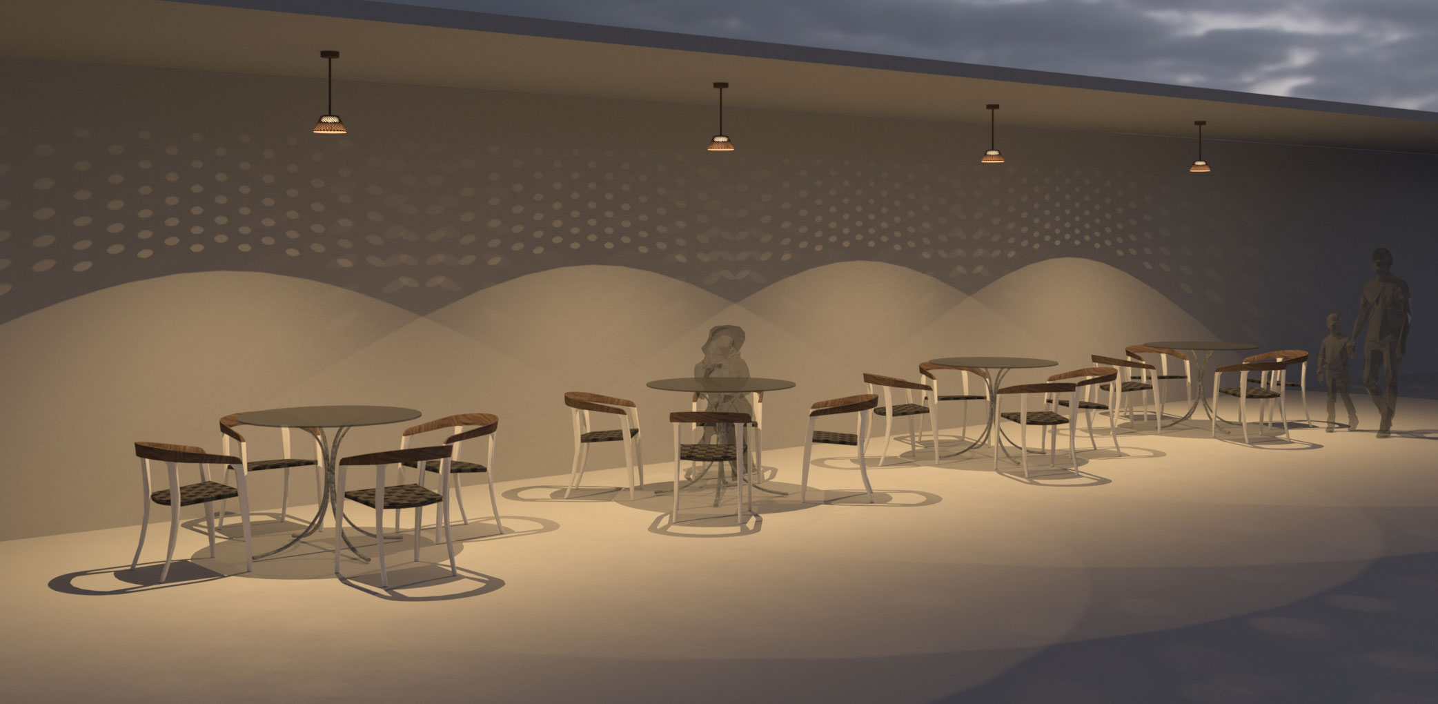 3270116 Потолочный светильник Platek MESH Soffitto  MESH h. 480 mm - LED 3000K 87°  - Вид №5