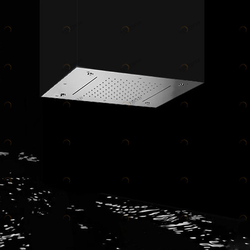 Тропический душ 700х400 PIASRET7002CN_IXS Geda Nextage Shower Plates с двумя каскадами и небулайзерами Душевая головка Shower Plates PIASRET7002CNIXS