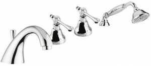 Rubinetteria Giulini Комплект для ванны с ручным душем на 4 отверстия Londra 7265