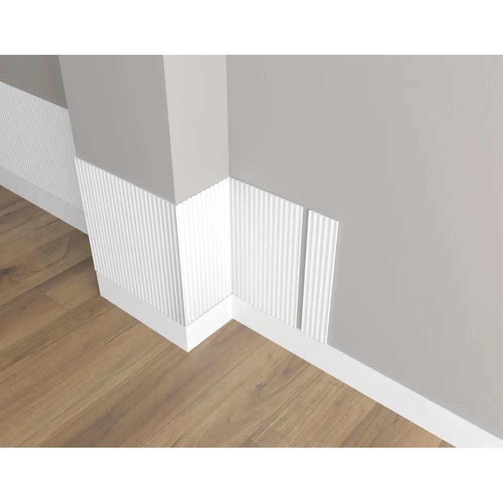 Молдинг настенный полистирол ударопрочный Decor-Dizayn DD902 белый 10x130x2000 мм 85377363 STLM-2072162  - Вид №9