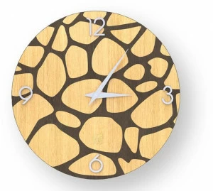 LIGNIS® Настенные часы из инкрустированного дерева Dolcevita nature 10.065 / 10.143