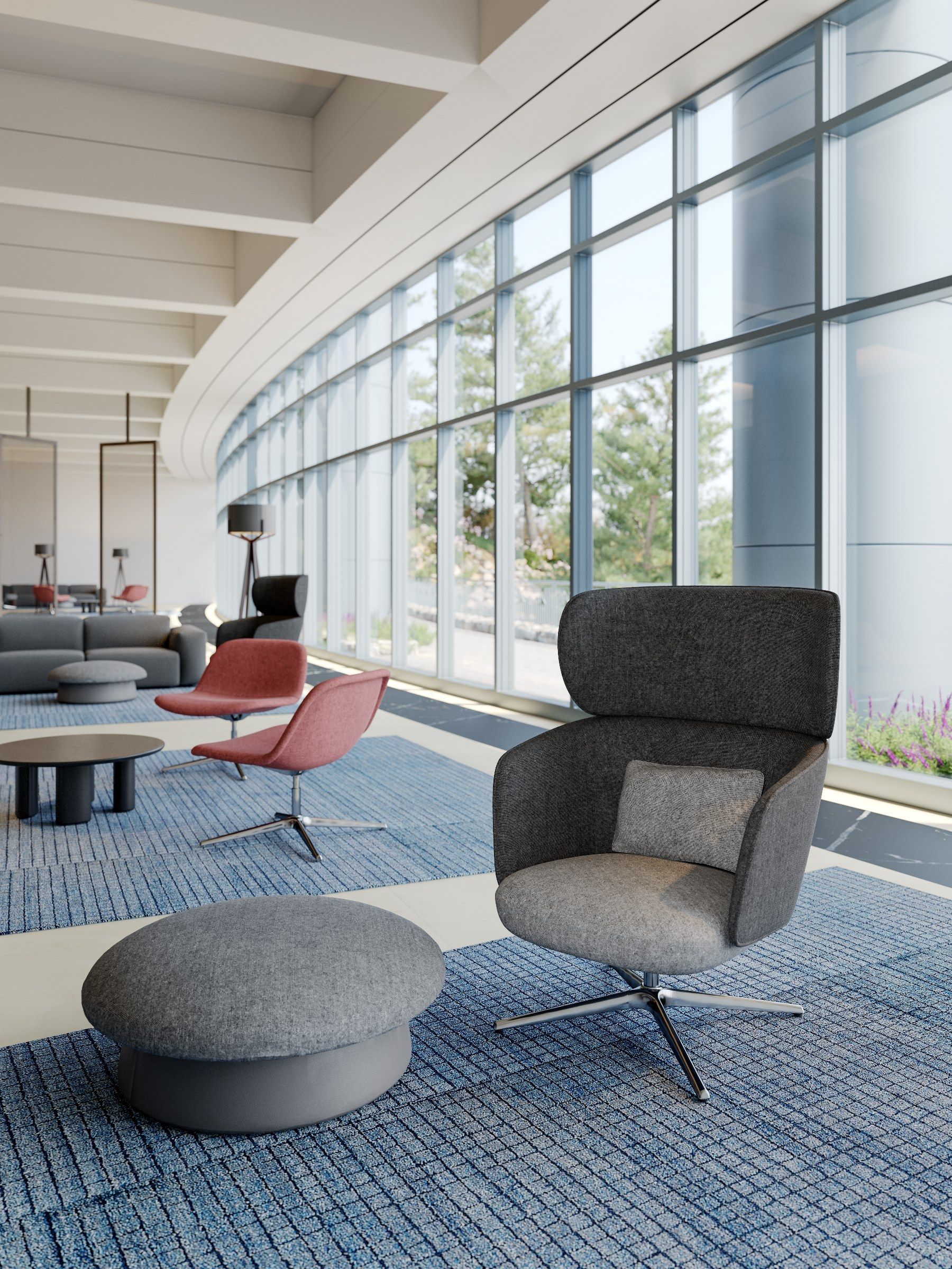 Тканевое кресло с подлокотниками Grado Design Beos ARCH-00077261 - Вид №20