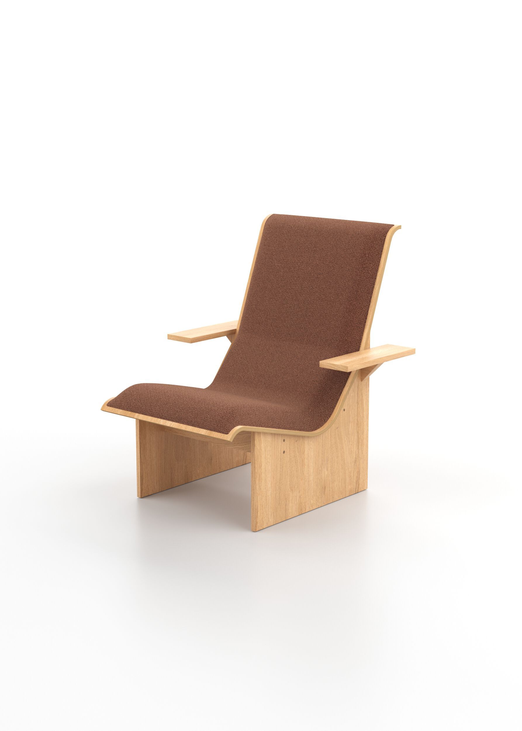 Деревянное кресло с подлокотниками Omelette Editions PORTA ARCH-00152453 - Вид №7