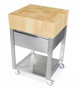 JOKODOMUS Отдельностоящий кухонный модуль из нержавеющей стали и дерева Cun 679151