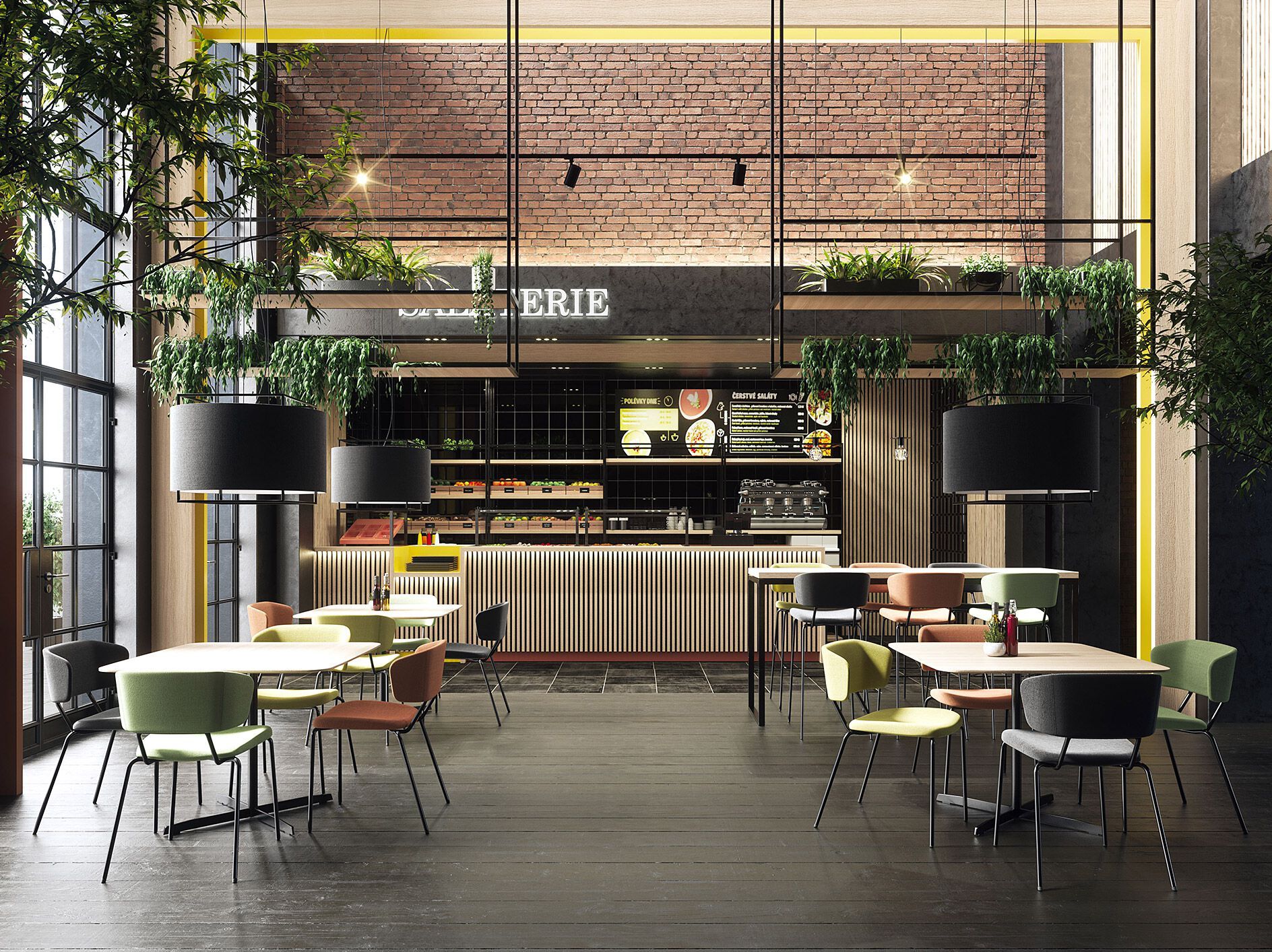 Тканевый стул с открытой спинкой LD Seating Flexi Chair ARCH-00030801 - Вид №5