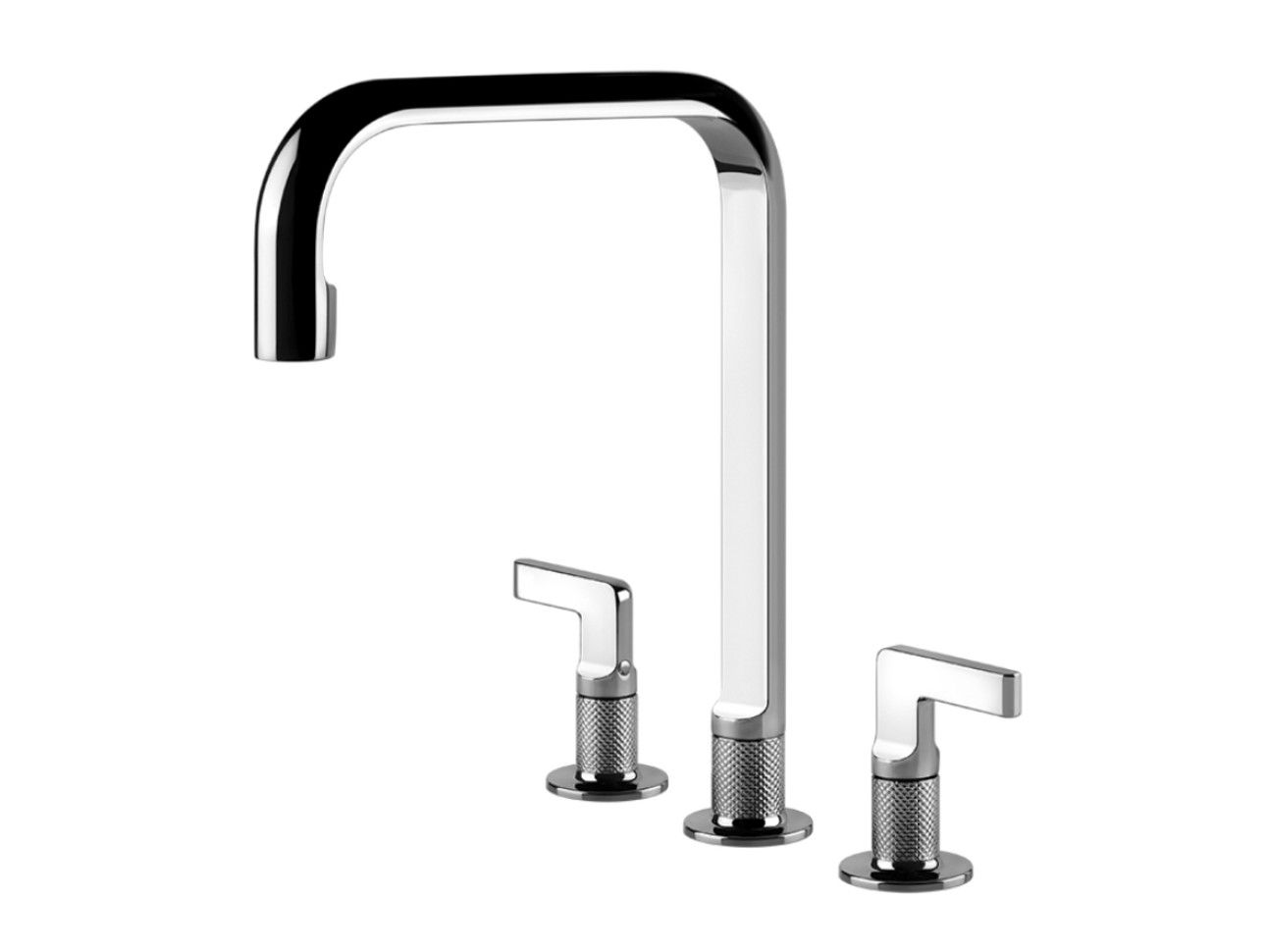 Смеситель для кухни с 3 отверстиями из латуни Gessi гравировка ARCH-00032097 - Вид №1