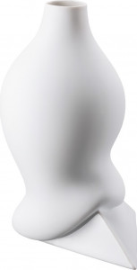 10640559 Rosenthal Ваза Rosenthal Сироп 28см, фарфор, белая, матовая (Седрик Раго) Фарфор