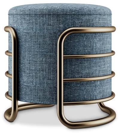 Porustudio Круглый пуф из ткани Eero sun-id-1428869 - Вид №2