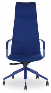 B&T Design Офисное кресло руководителя из ткани с 5 спицами и высокой спинкой Zone