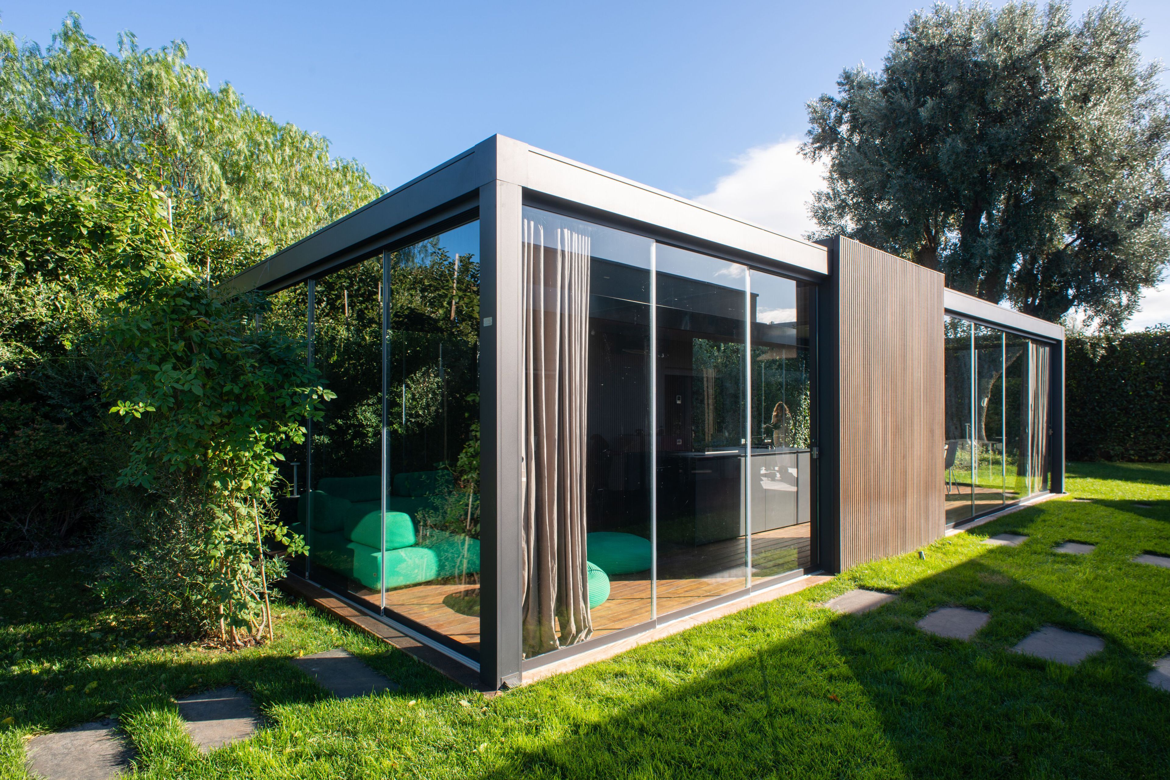 Самонесущая беседка с раздвижной крышкой Pratic Brera ARCH-00096312 - Вид №4