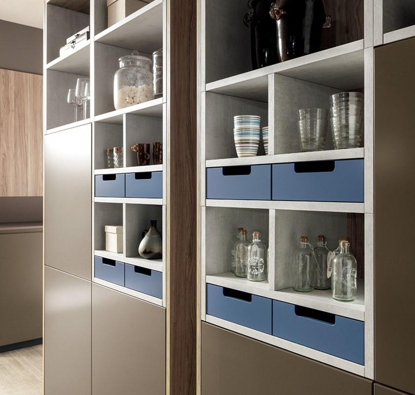 Febal Casa Линейная лакированная встроенная кухня sun-id-1457235 - Вид №6