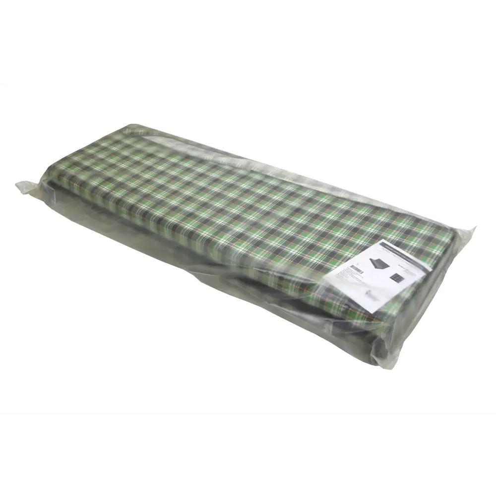 Santreyd Мягкий элемент для садовых качелей 170×56 см зеленая клетка 89349240 Матрас для качелей садовых универсальный STLM-1386506 - Вид №4