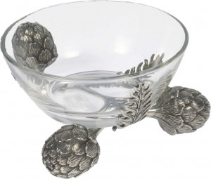 10648839 Vagabond House Чаша большая Vagabond House Артишок 18см, стекло Стекло