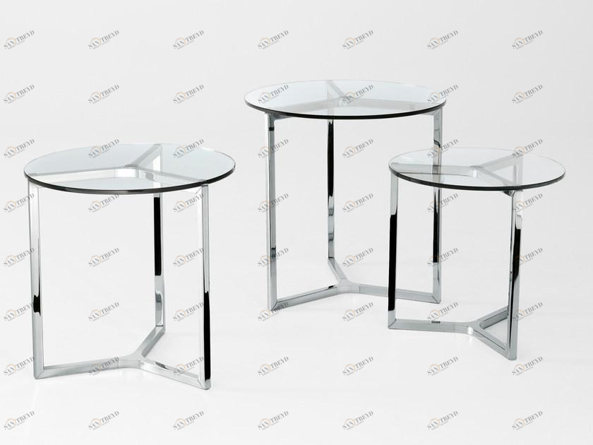 Gallotti&Radice Низкий круглый журнальный столик Raj sun-id-1384305