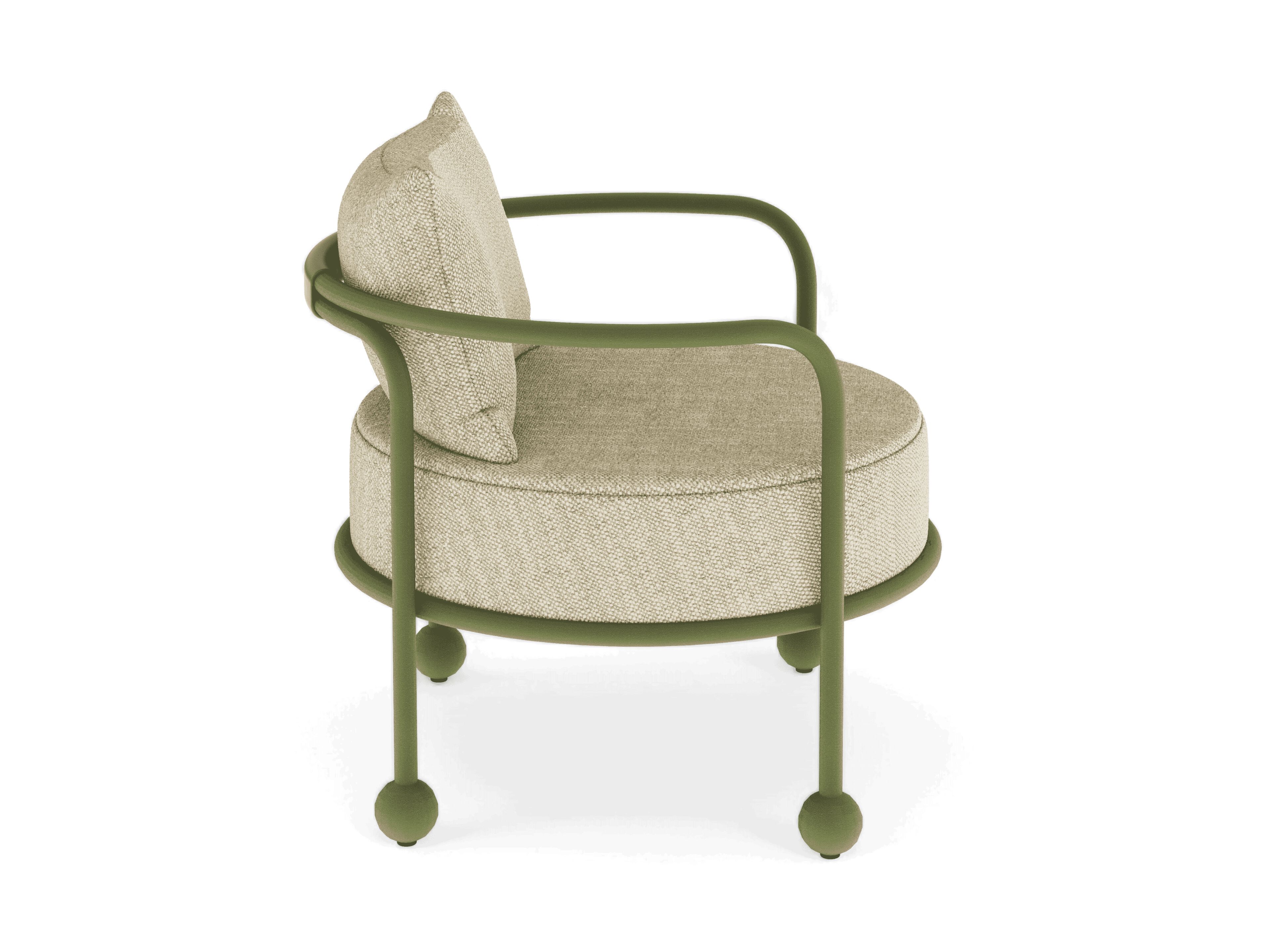 Алюминиевый садовый стул с подлокотниками FJAKA медленный ARCH-00053406 - Вид №2