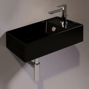 AG50NERO Подвесная раковина настенная прямоугольная Simas Agile черная