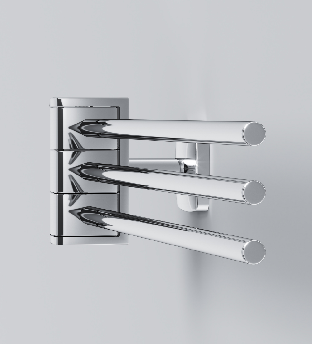 A9032700 Тройная вешалка-вертушка для полотенец AM.PM Gem - Вид №3