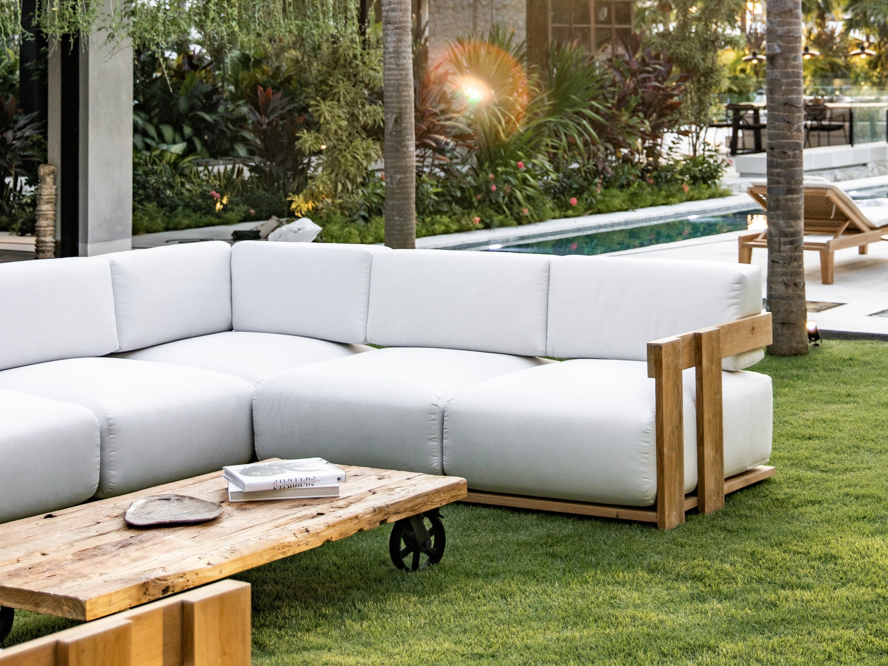 Угловое садовое кресло из ткани cbdesign Axis ARCH-00142051 - Вид №2