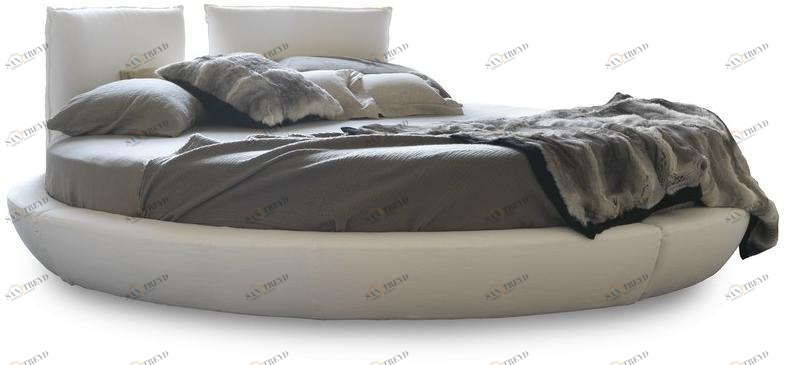 Bolzan Letti Круглая двуспальная кровать sun-id-1384534