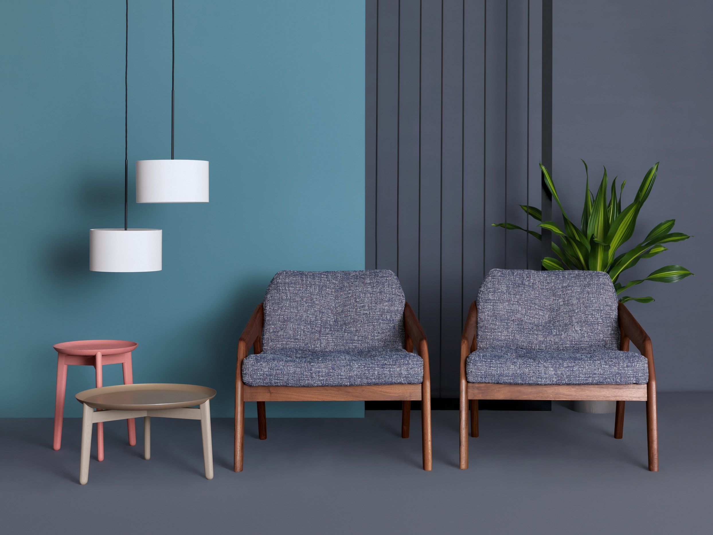 Деревянный круглый низкий журнальный столик ZEITRAUM PLAISIR ARCH-00010677 - Вид №4